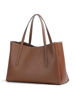 Anett Shopper Lederimitat braun