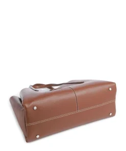 Anett Shopper Lederimitat braun