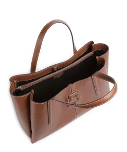 Anett Shopper Lederimitat braun