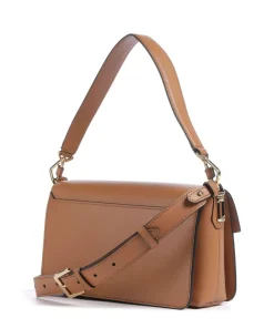 Angele M Schultertasche fein genarbtes Rindsleder camel