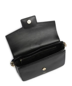 Angele M Schultertasche fein genarbtes Rindsleder schwarz