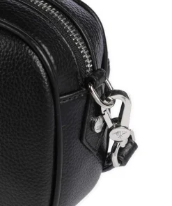 Anna Grain Umhängetasche Lederimitat schwarz