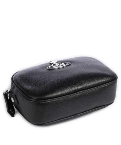 Anna Grain Umhängetasche Lederimitat schwarz