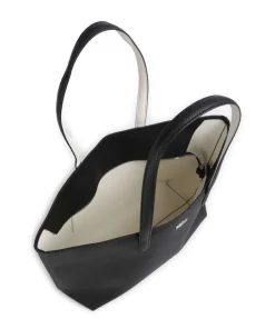 Anna Shopper Lederimitat schwarz