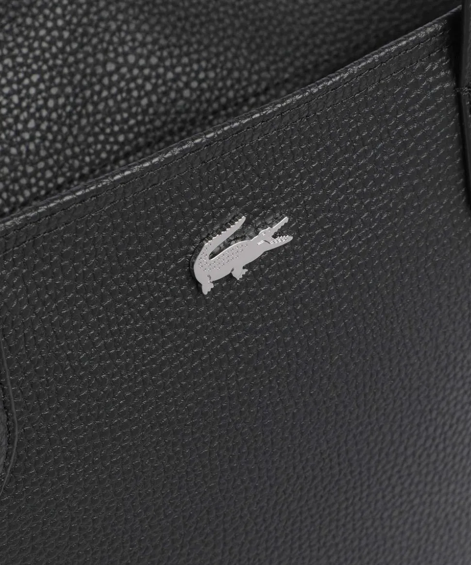 Anna Shopper Lederimitat schwarz