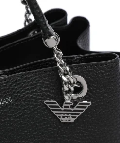 Annie Handtasche Lederimitat schwarz