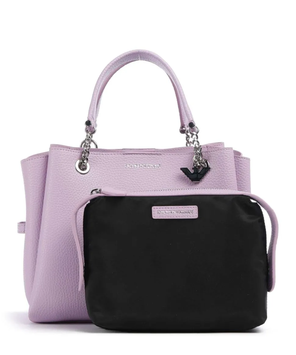 Annie Handtasche Lederimitat rosa