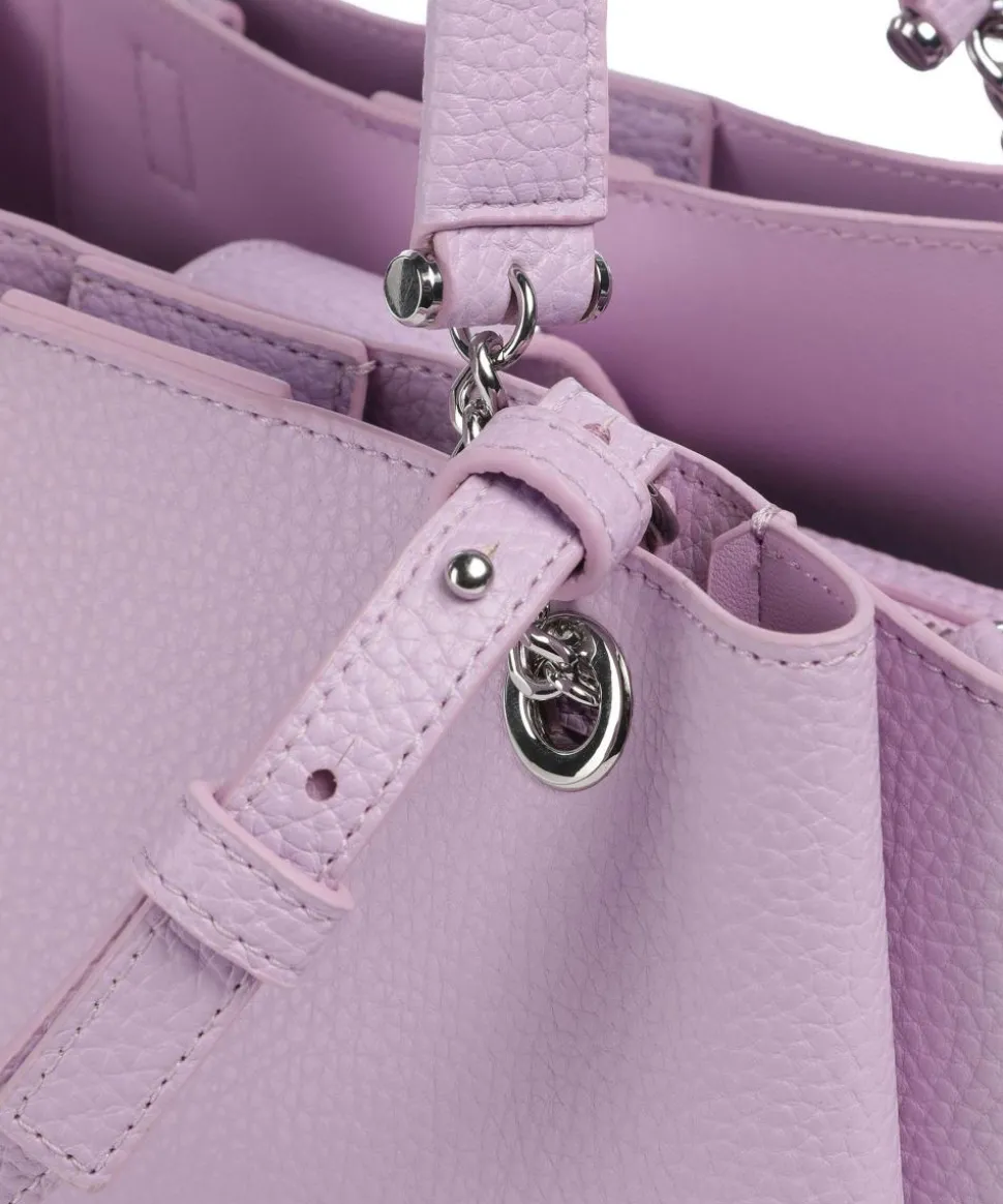 Annie Handtasche Lederimitat rosa