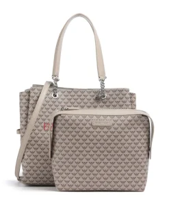 Annie Shopper Lederimitat taupe
