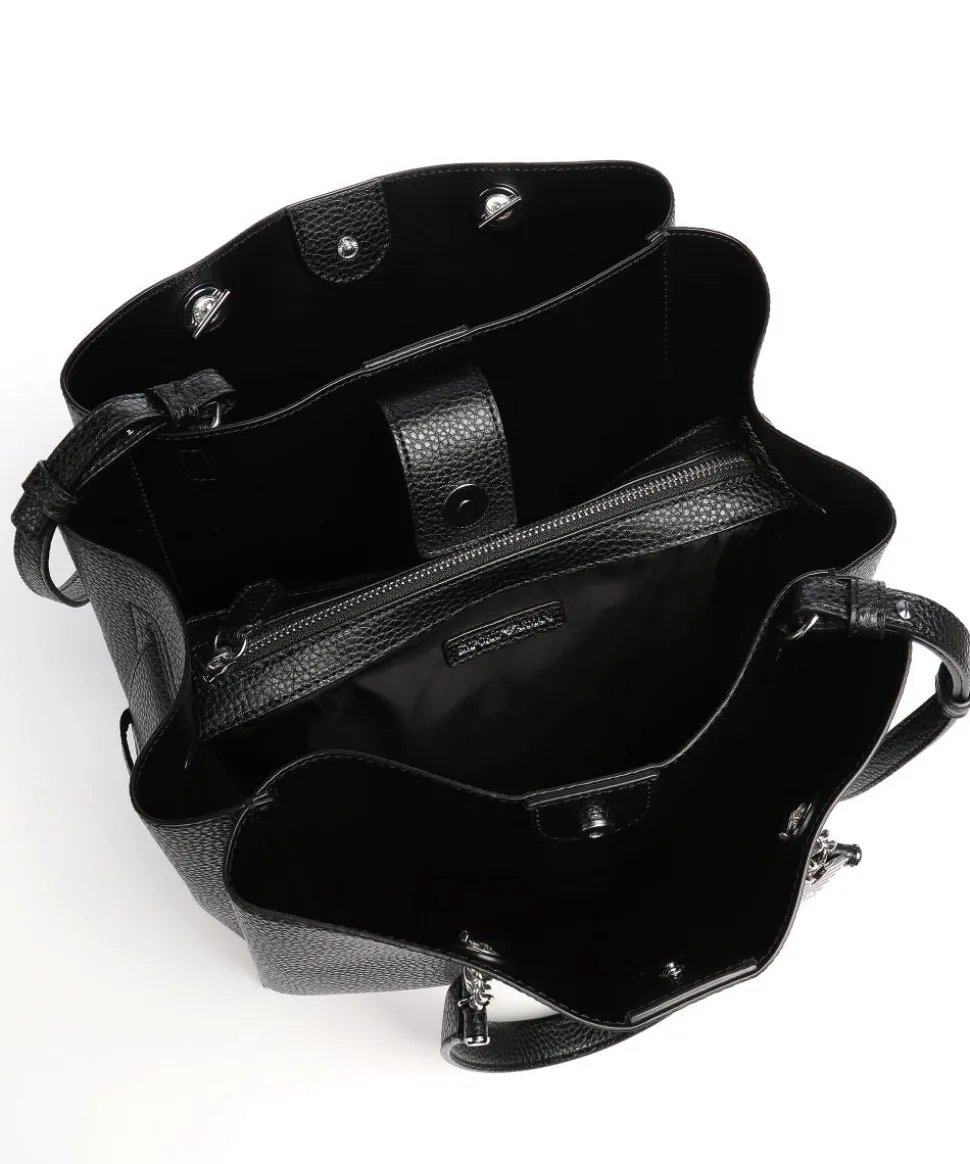 Annie Shopper Lederimitat schwarz