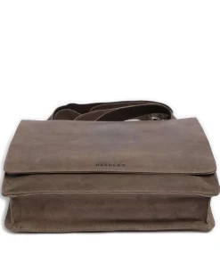 Antic M Schultertasche 13″ Pull-Up Rindsleder taupe