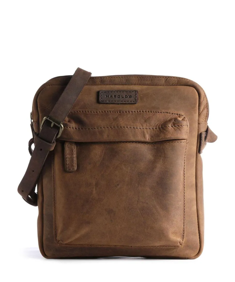 Antic M Umhängetasche Leder braun