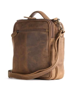 Antic M Umhängetasche Rindsleder braun