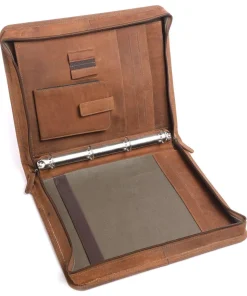 Antic Mappe Rindsleder braun