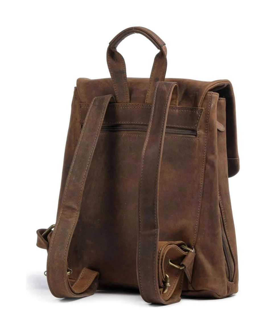 Antic Rucksack Rindsleder braun