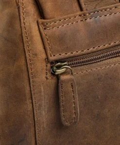 Antic Rucksack Rindsleder braun