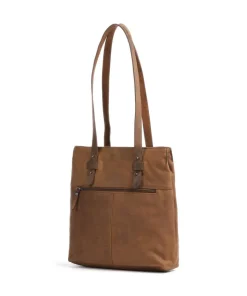 Antic Shopper aufgerautes Rindsleder braun