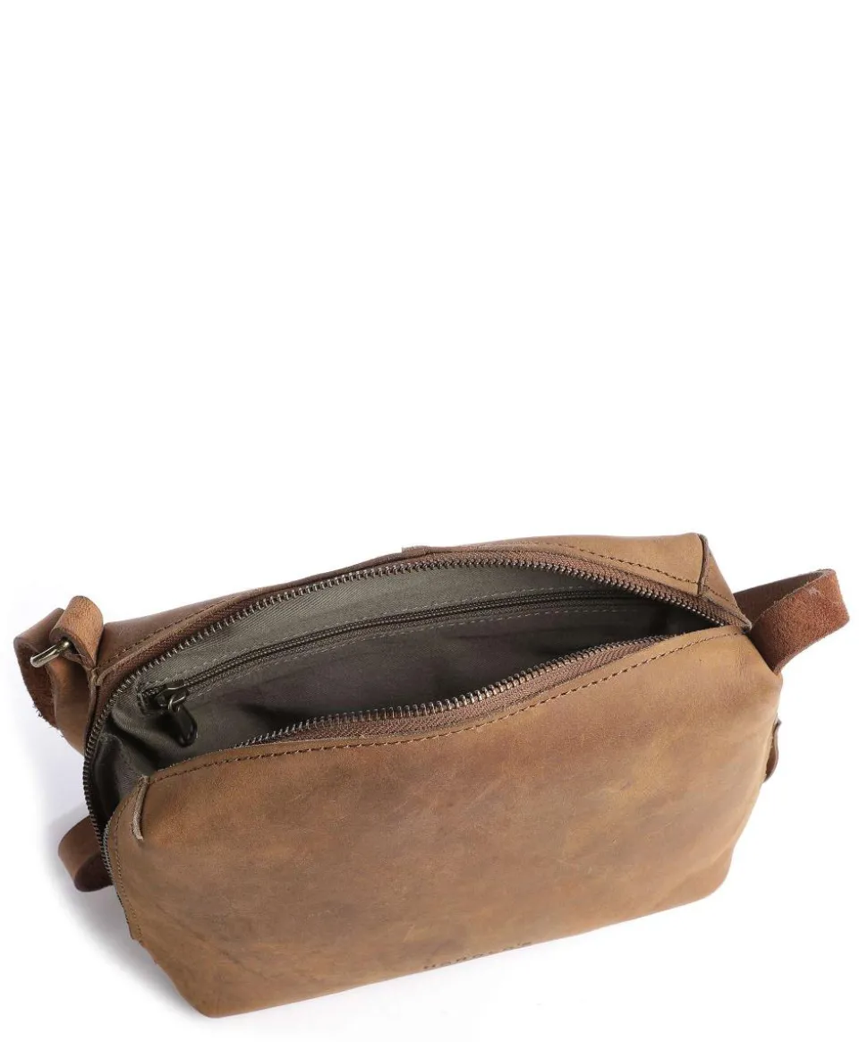 Antic Umhängetasche Rindsleder braun