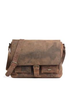 Antico Kuriertasche Leder braun
