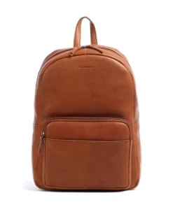 Antique Avery Rucksack 14″ genarbtes Leder cognac