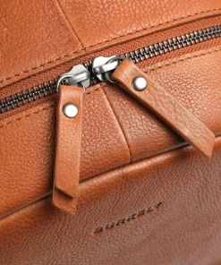 Antique Avery Rucksack 14″ genarbtes Leder cognac