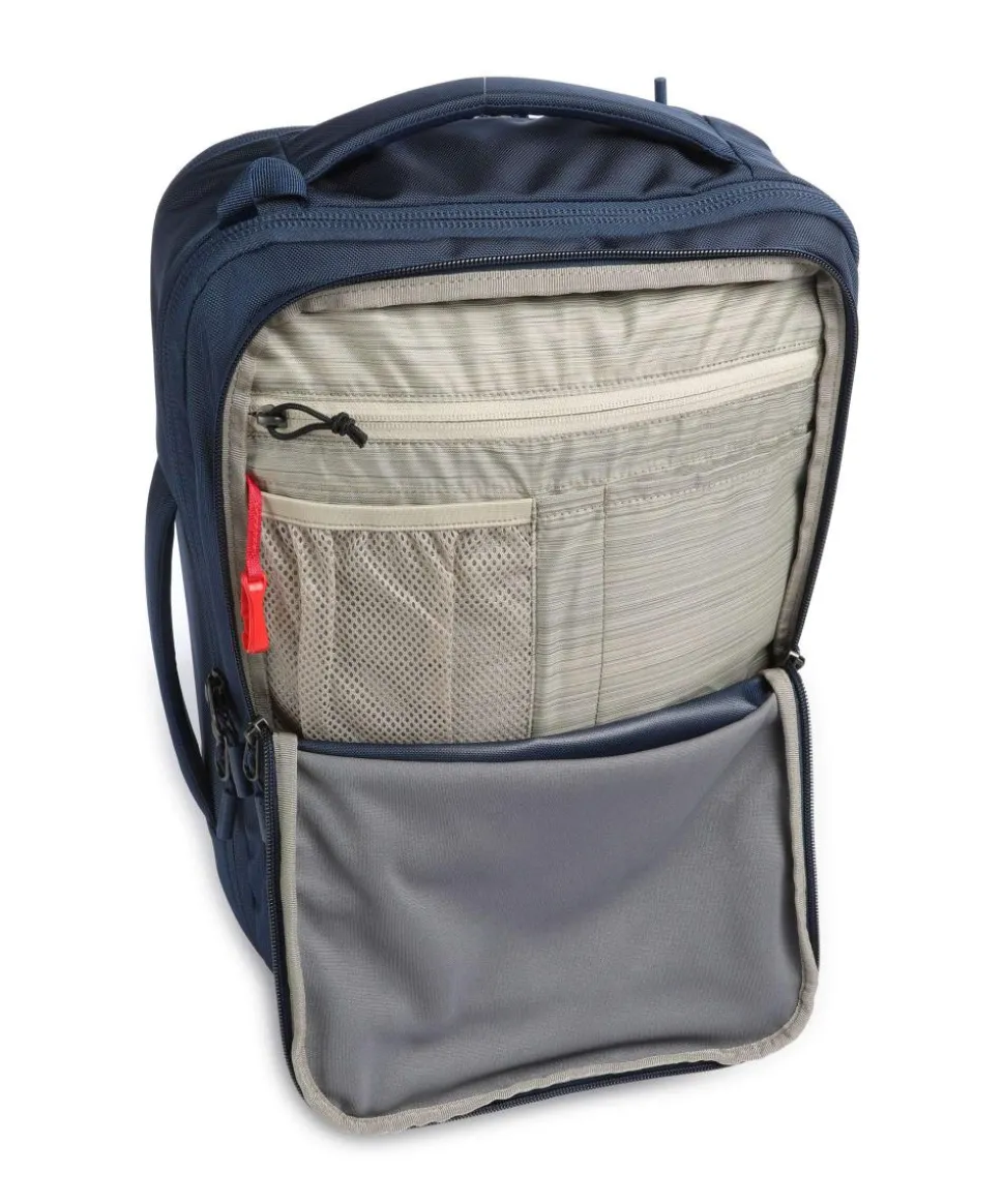 Aoede Briefpack 22 Reiserucksack 16″ recyceltes Polyester dunkelblau