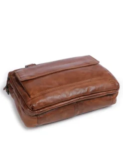 Apache Aktentasche 15″ genarbtes Leder cognac