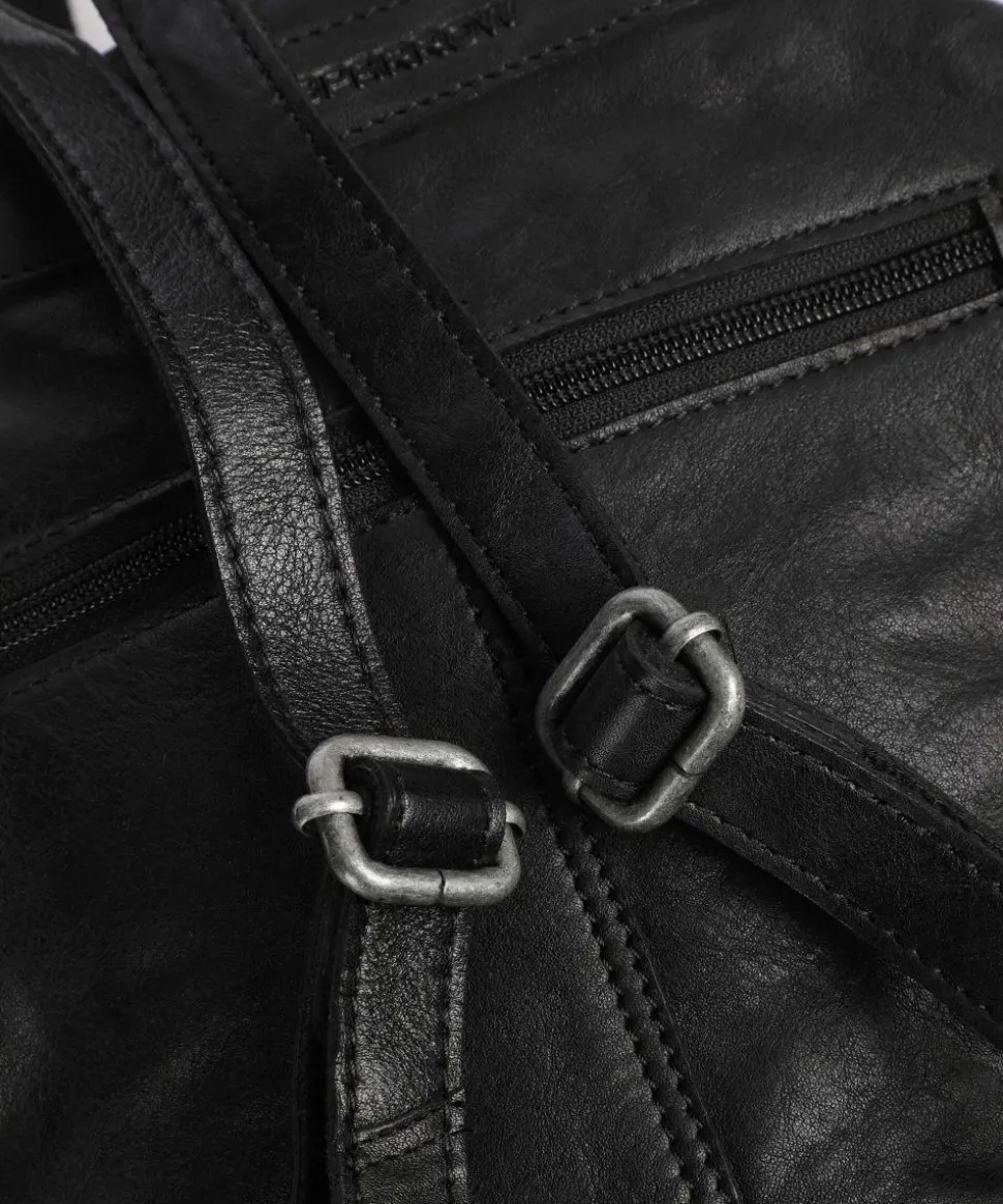 Apache Francisca Rucksack Leder schwarz