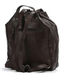 Apache Francisca Rucksack Leder dunkelbraun