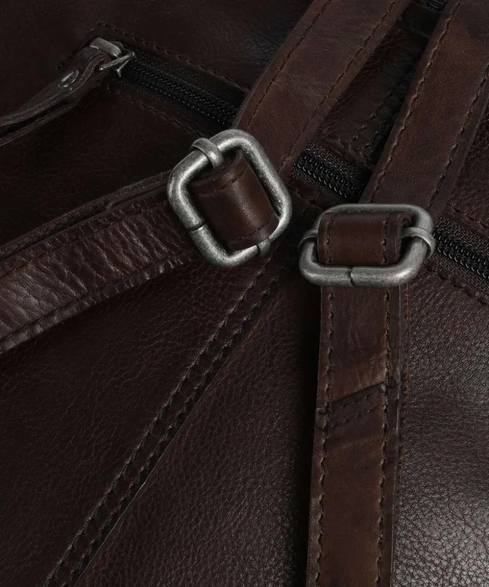 Apache Francisca Rucksack Leder dunkelbraun