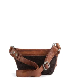 Apache Gürteltasche fein genarbtes Leder braun