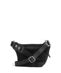 Apache Gürteltasche fein genarbtes Leder schwarz