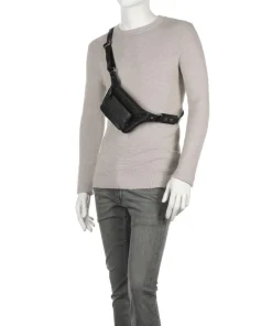 Apache Gürteltasche fein genarbtes Leder schwarz