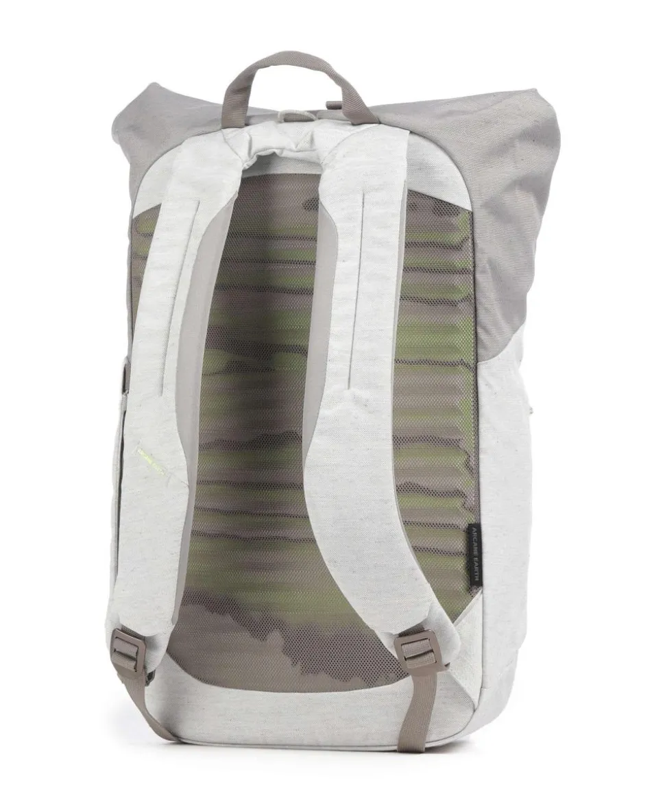 Arcane Rolltop Rucksack 16″ recyceltes Nylon hellgrau
