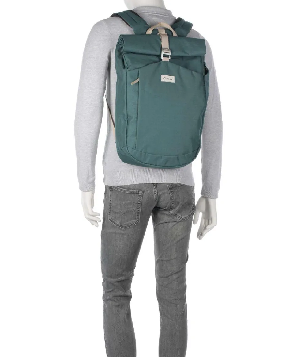 Arcane Rolltop Rucksack 16″ recyceltes Nylon hellgrau