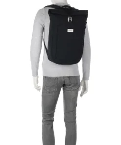 Arcane Rolltop Rucksack 16″ recyceltes Nylon schwarz