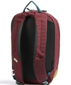 Arcane Small Day Rucksack 16″ recyceltes Polyester dunkelrot