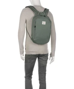 Arcane Small Day Rucksack 16″ recyceltes Polyester dunkelrot