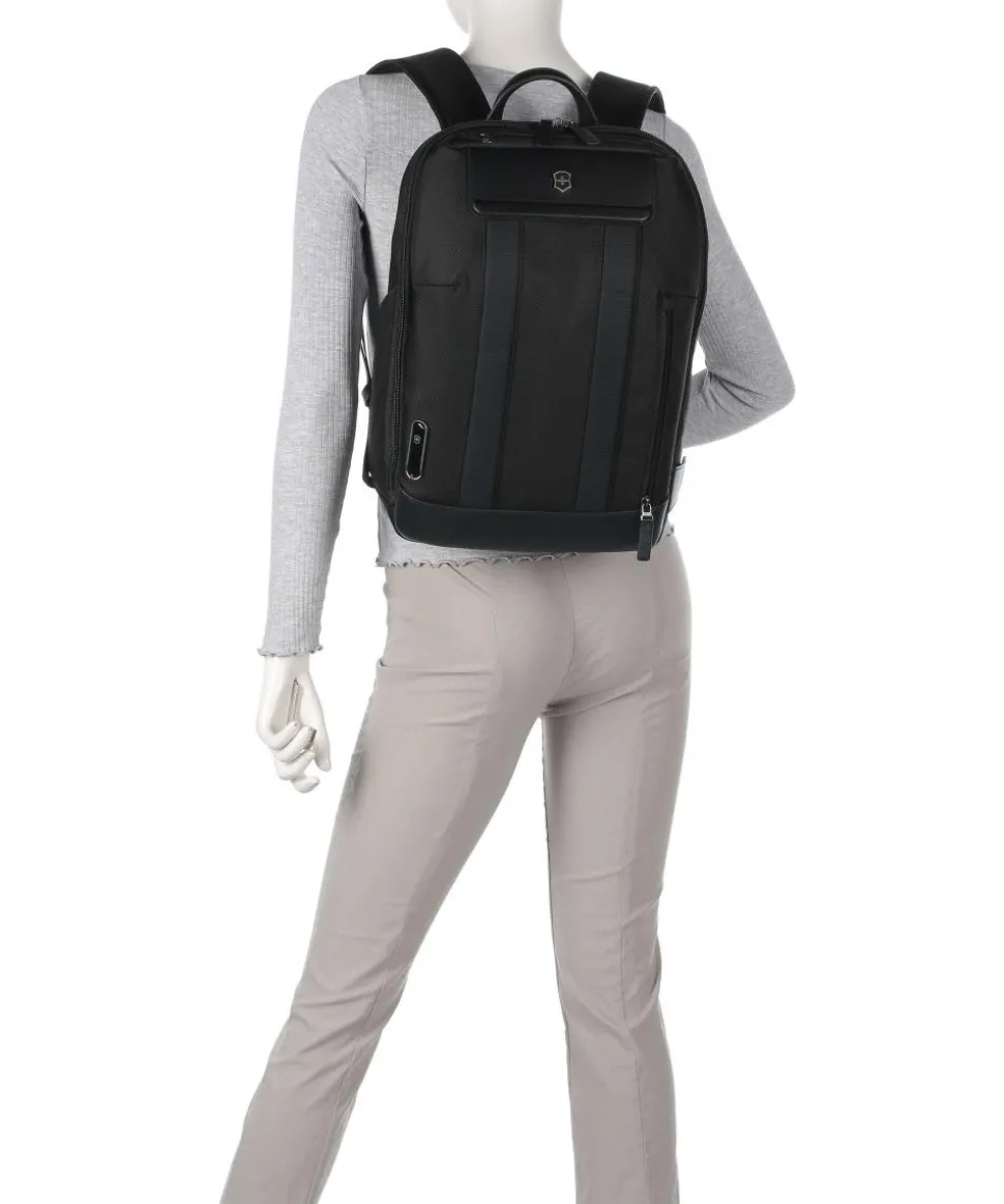 Architecture Urban 2 City Rucksack 14″ Nylon, fein genarbtes Leder schwarz