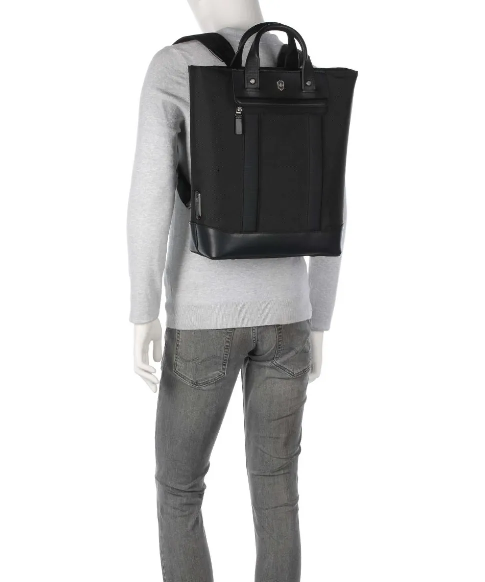 Architecture Urban 2 Shopper 15″ Nylon, fein genarbtes Leder schwarz