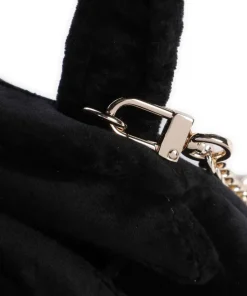 Archive Velvet Mini Umhängetasche Samtgewebe schwarz