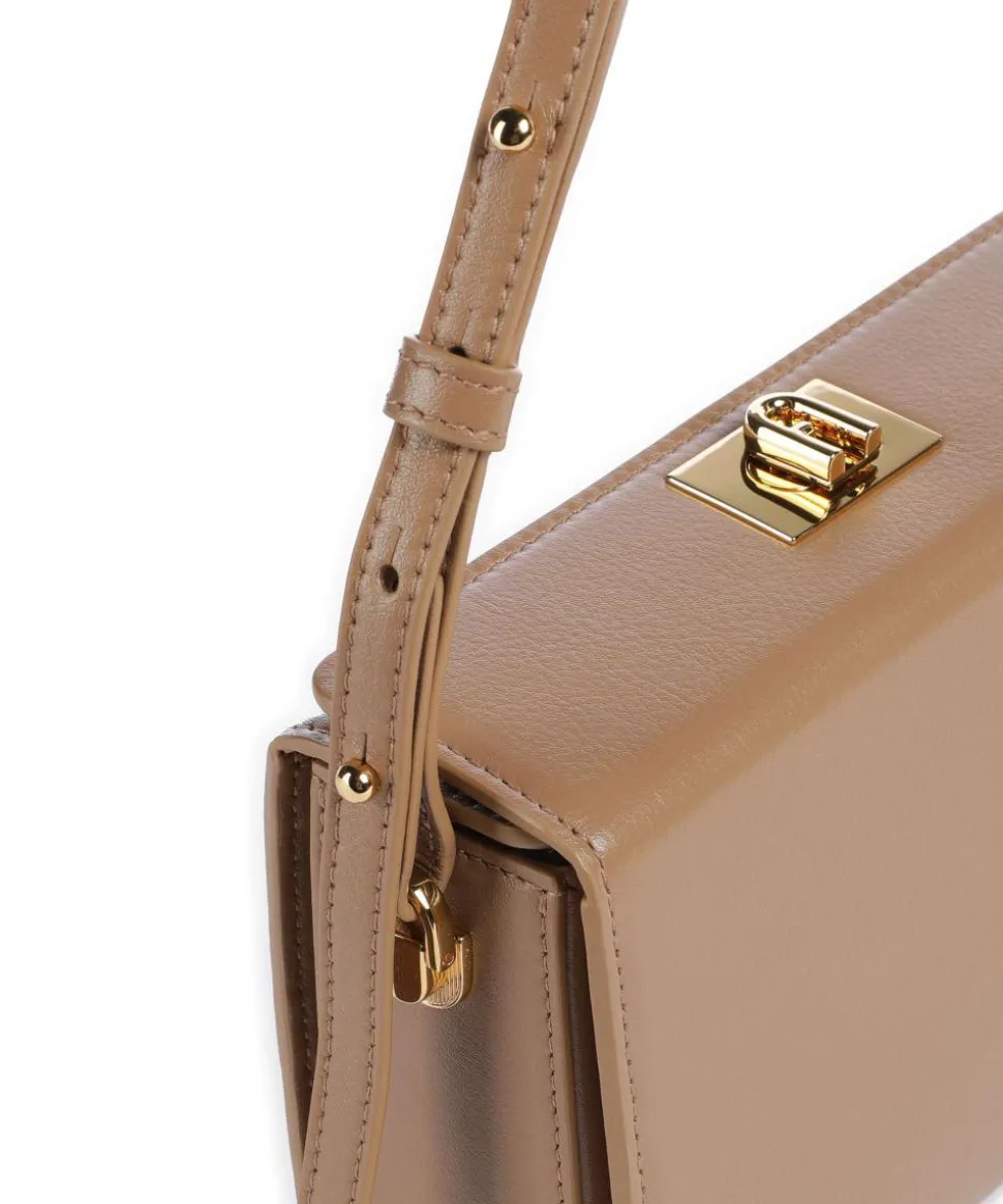 Arco Mini Schultertasche Leder hellbraun