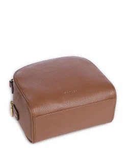 Arden Crescent Umhängetasche genarbtes Rindsleder braun