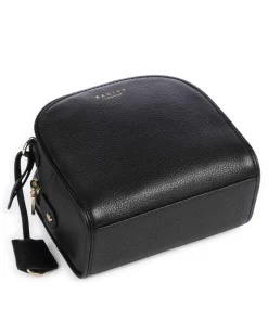 Arden Crescent Umhängetasche genarbtes Rindsleder schwarz