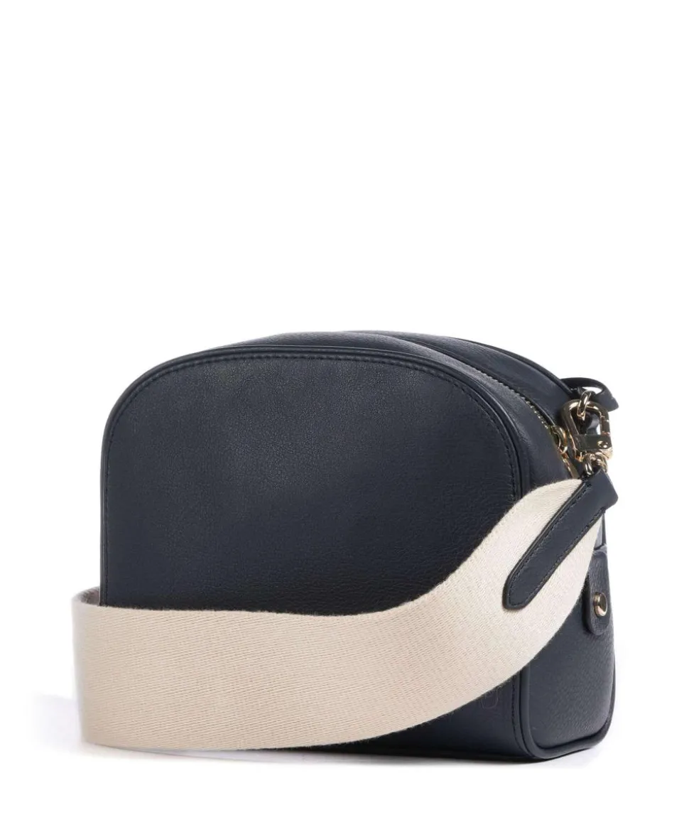 Arden Crescent Umhängetasche genarbtes Rindsleder dunkelblau