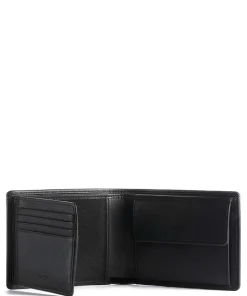 Arezzo Geldbörse Schafsleder schwarz