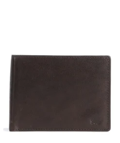 Arezzo RFID Geldbörse fein genarbtes Rindsleder braun