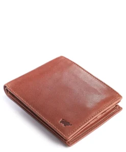 Arezzo RFID Geldbörse fein genarbtes Rindsleder tabak
