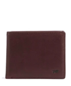 Arezzo RFID Geldbörse fein genarbtes Rindsleder tabak