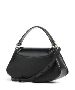 Ariell M Handtasche glattes Rindsleder schwarz